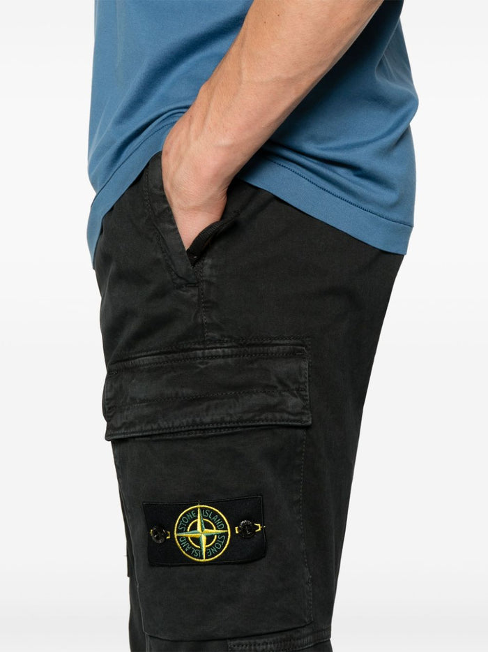 Stone Island Jeans Black Men Cargo 4