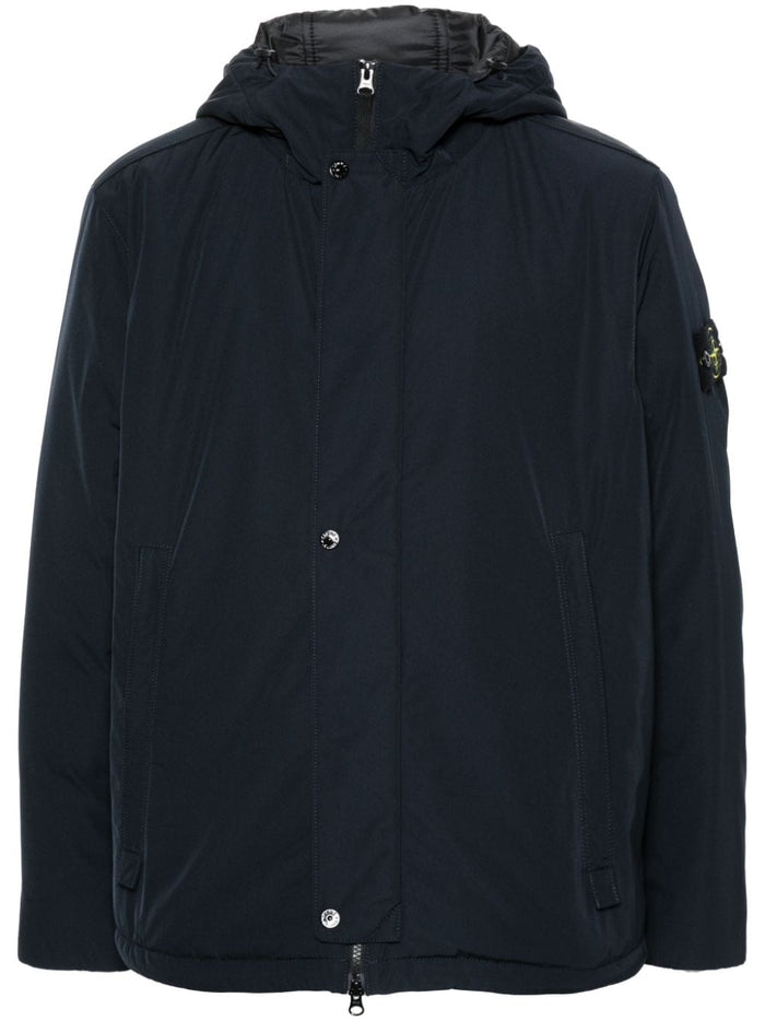 Stone Island Men's Blue Jacket Hooded Twill 5