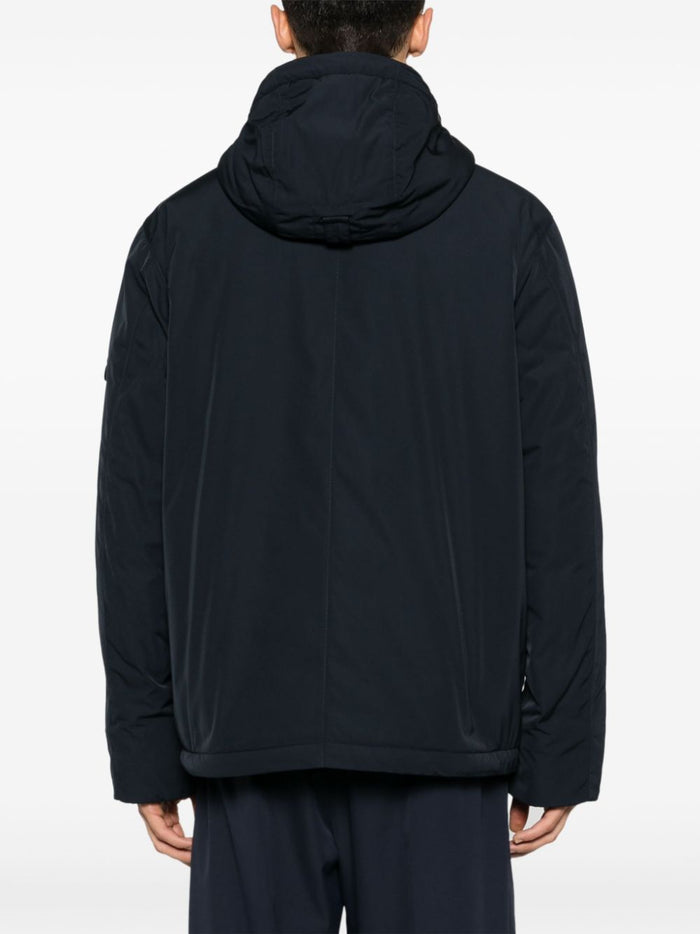 Stone Island Men's Blue Jacket Hooded Twill 4