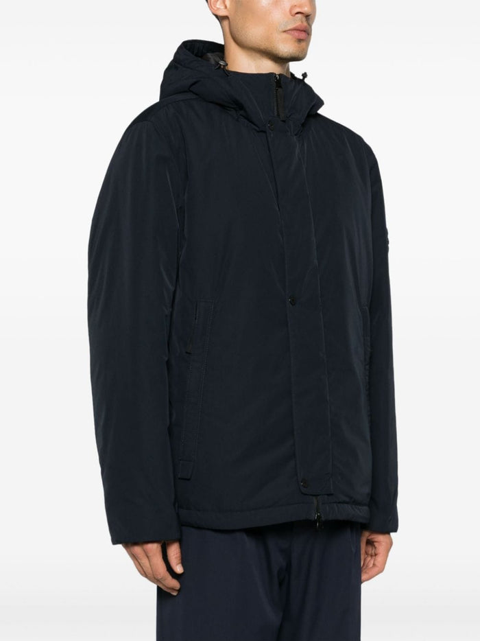 Stone Island Men's Blue Jacket Hooded Twill 2