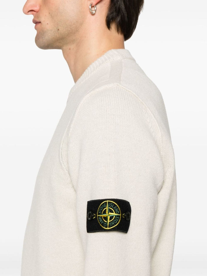 Stone Island Maglia Uomo Girocollo Patch Logo 4