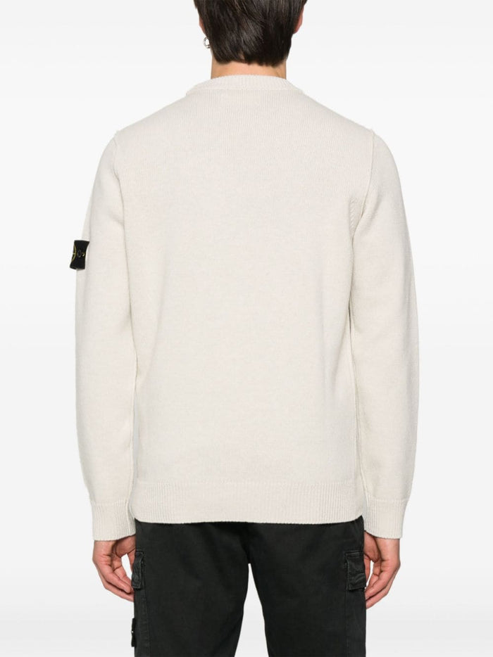 Stone Island Maglia Uomo Girocollo Patch Logo 3