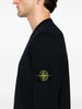 Stone Island Men's Blue Crewneck Sweater Wool Blend 4