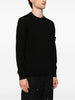 Stone Island Men's Black Crewneck Wool Blend Sweater 2