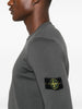 Stone Island Men's Grey Patch Sleeve Sweater 4