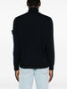 Stone Island Men's Blue Turtleneck Sweater Compass Application 3