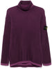 Stone Island Maglia Viola Uomo Dolcevita Coste 5