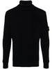 Stone Island Maglia Blu Uomo Dolcevita a Costine 5