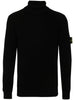 Stone Island Maglia Nero Uomo  Dolcevita a Costine 5