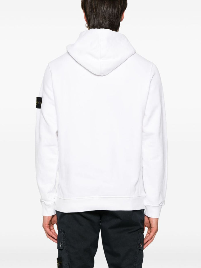 Stone Island Men's White Hoodie 3