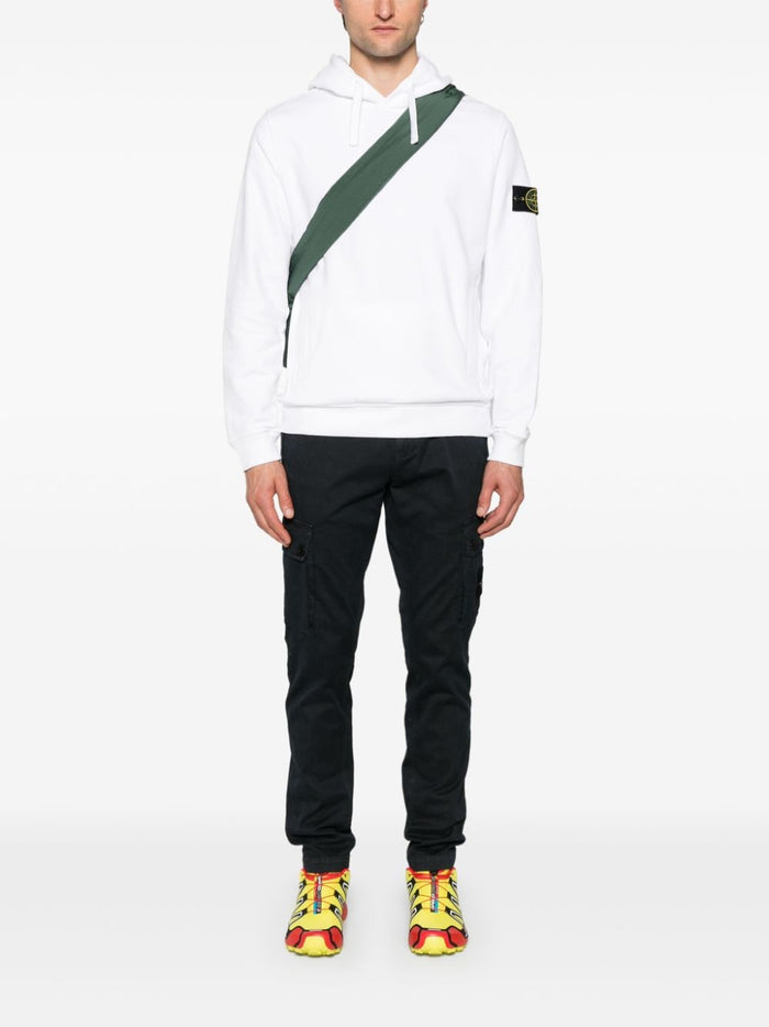 Stone Island Men's White Hoodie 1