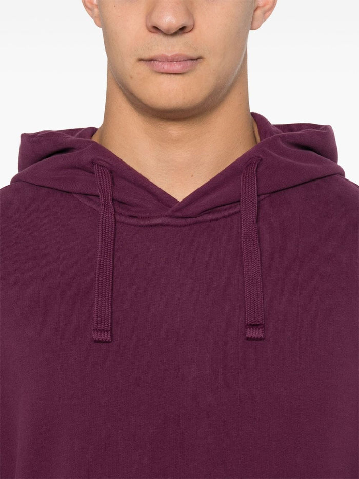 Stone Island Felpa Viola Uomo Cappuccio 5