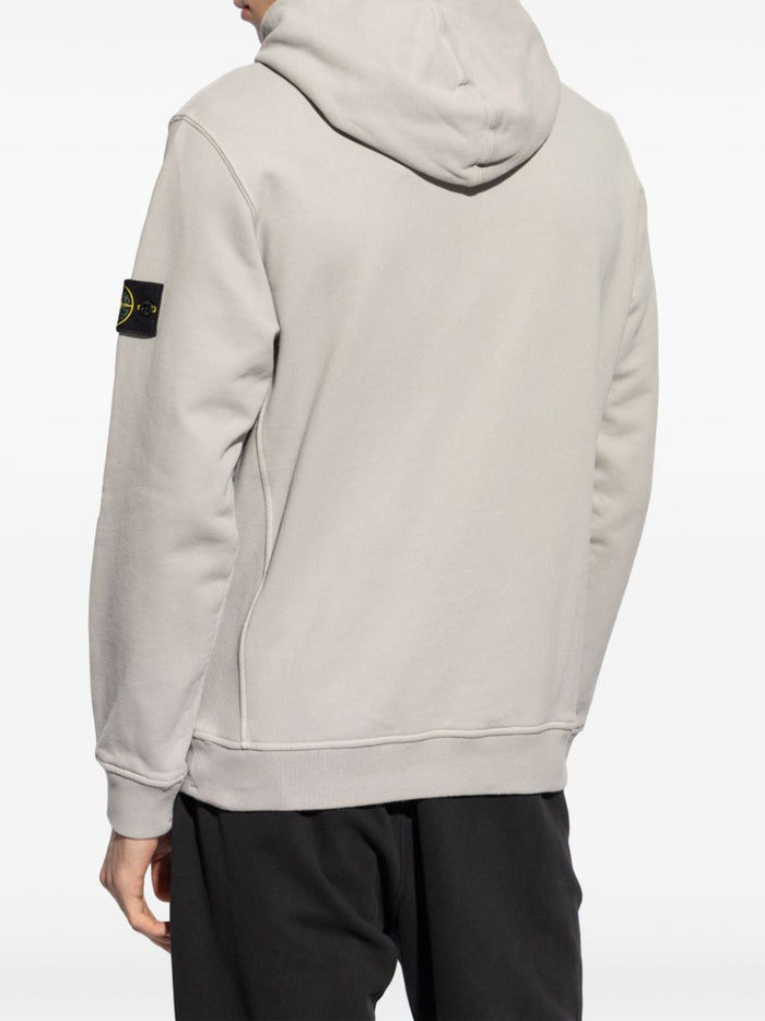 Stone Island Men's Grey Hoodie 4