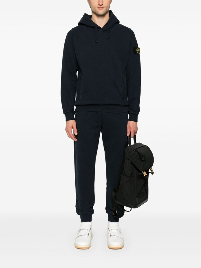 Stone Island Men's Blue Track Pants Compass Patch 1