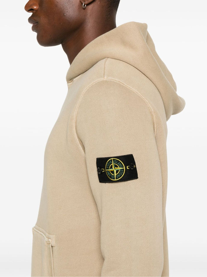 Stone Island Men's Brown Kangaroo Pocket Sweatshirt 3