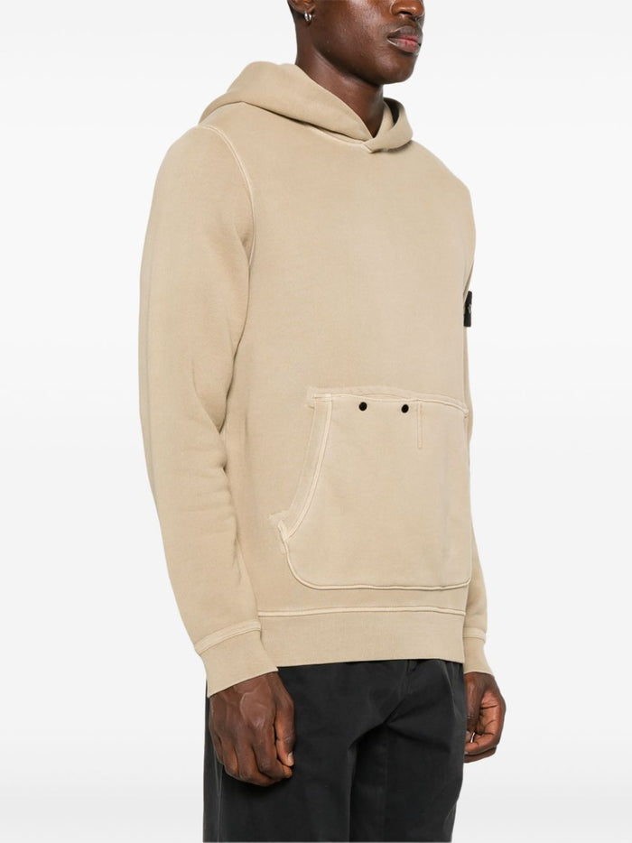 Stone Island Men's Brown Kangaroo Pocket Sweatshirt 2