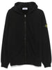 Stone Island Felpa Nero Uomo Cappuccio Zip 5