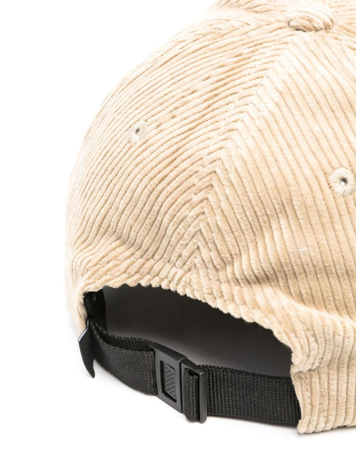 Stone Island Cappellino Marrone Uomo Velluto Millerighe 2