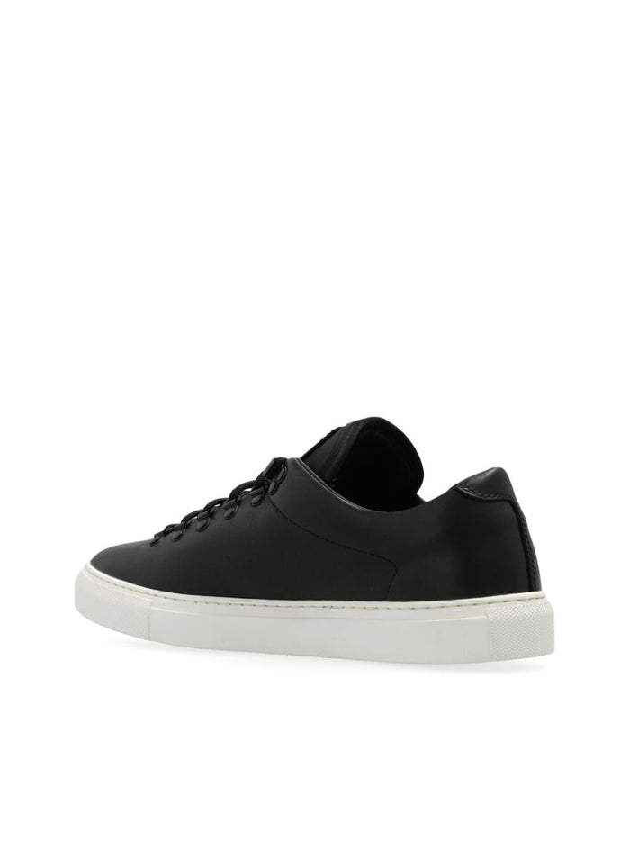 Stone Island Sneakers Nero Uomo Linguetta Ricamo Compass 5