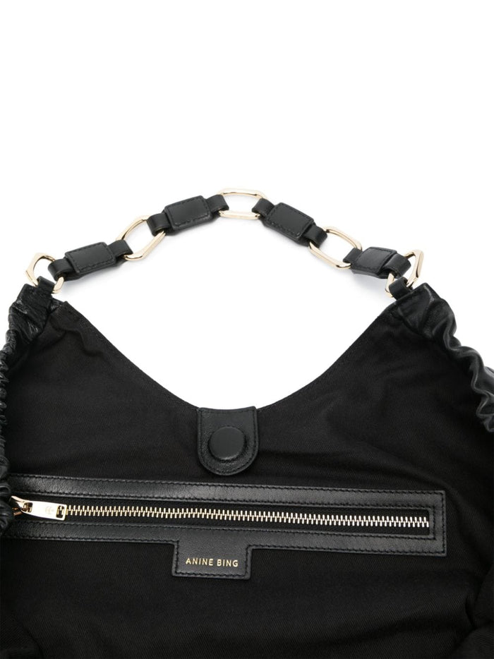 Anine Bing Black Women's Bag with Ring Handles 3