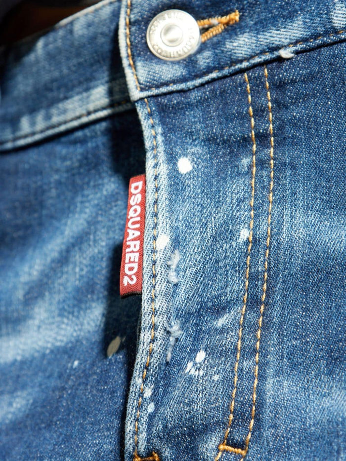 Dsquared2 Jeans Blu Uomo Stonewashed 4