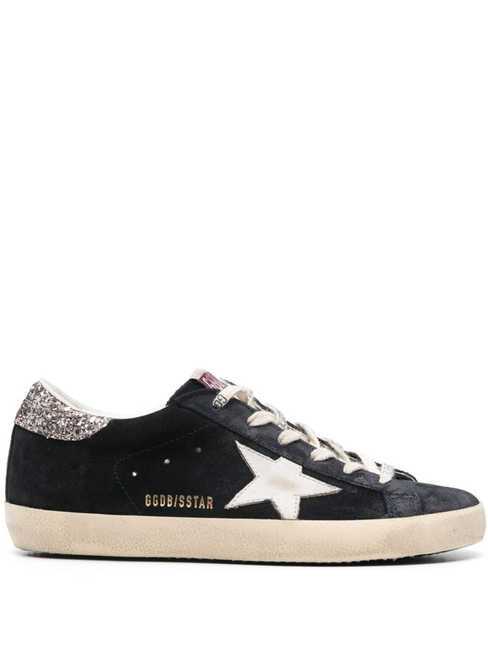 Golden Goose Deluxe Brand Blue Shoe Woman Super Star 1