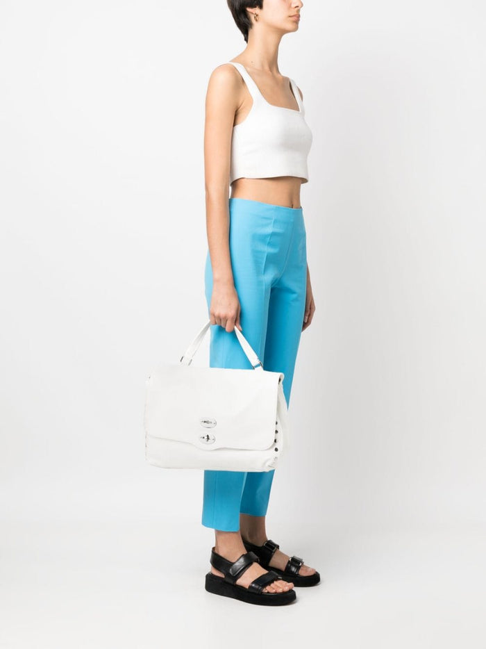 Zanellato White Women's Postina Daily Medium Bag 2