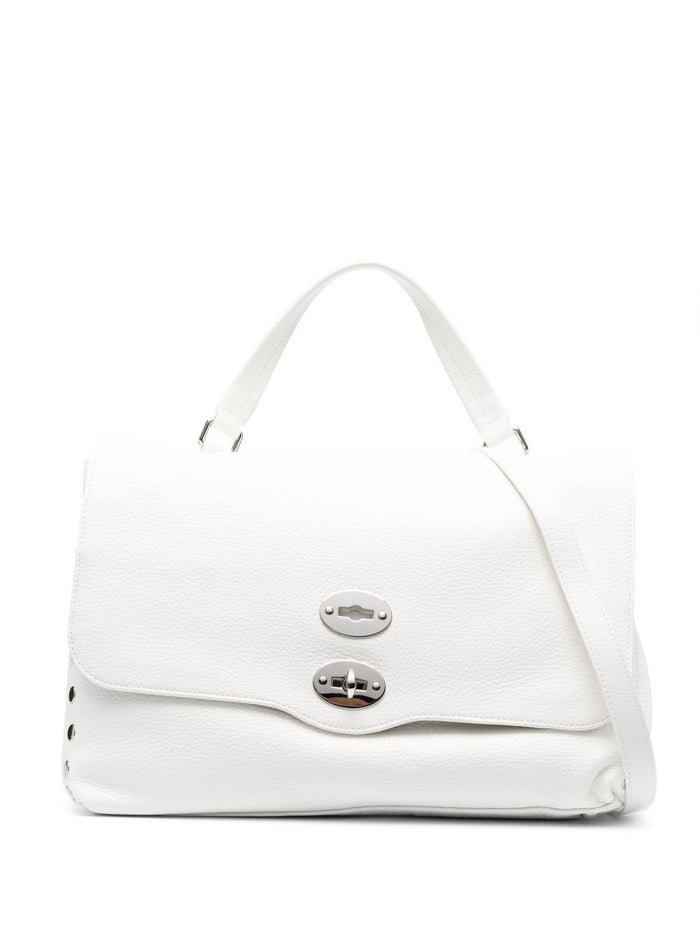 Zanellato White Women's Postina Daily Medium Bag 1