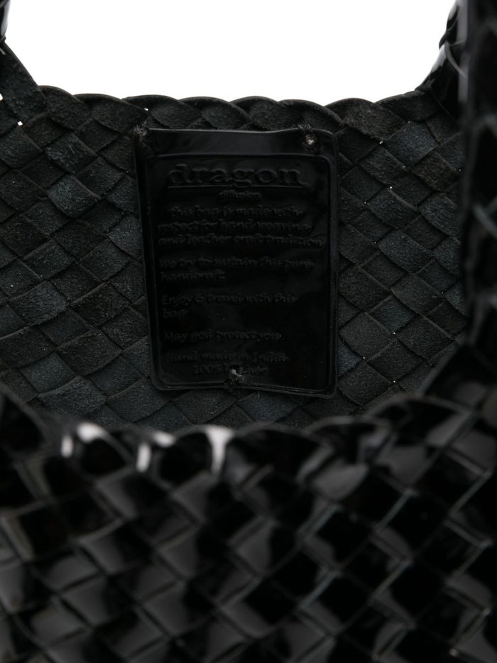 Dragon Diffusion Borsa Nero Donna Tote Lucida 4