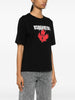 Dsquared2 Black Women's T-shirt with Leaf Logo 2