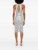 Patrizia Pepe Gray Dress Woman 3