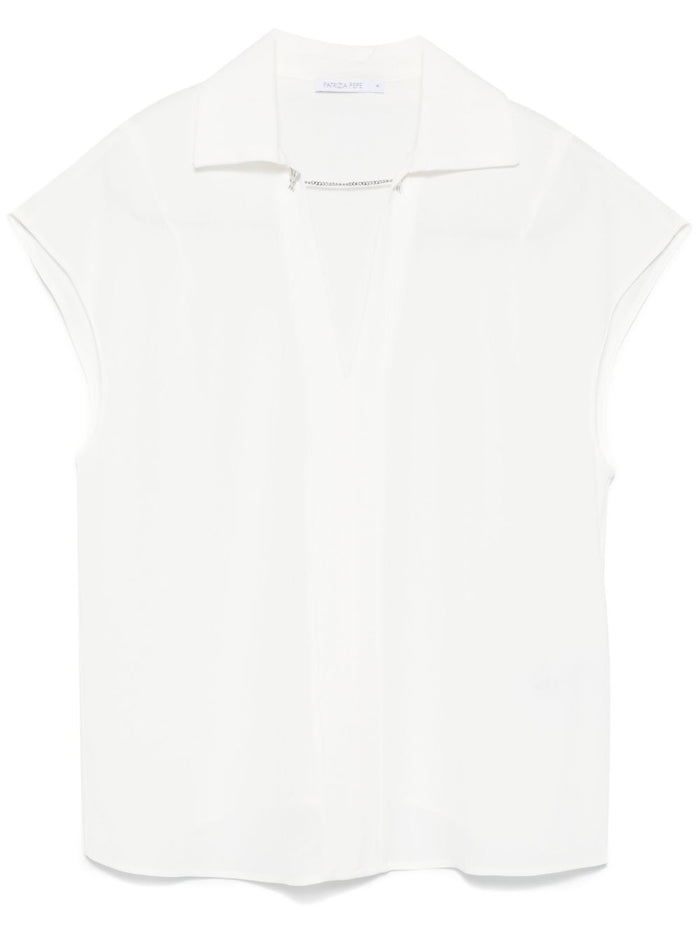 Patrizia Pepe Blusa Bianco Donna 1