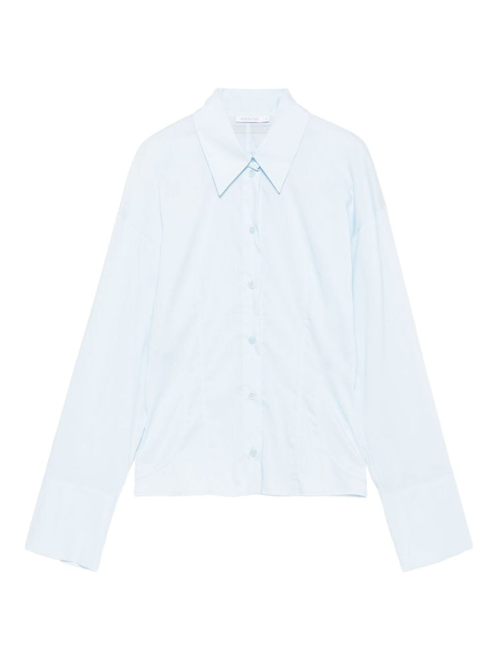 Patrizia Pepe Camicia Blu Donna 1