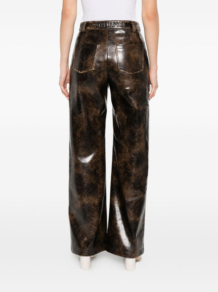 Patrizia Pepe Pantalone Marrone Donna 4