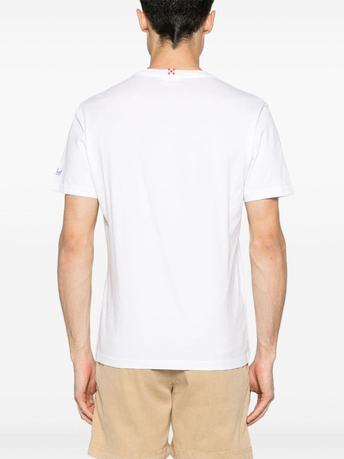 Mc2 Saint Barth Liquid Therapy Men's White T-shirt 3