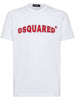 Dsquared2 T-shirt Bianco Uomo Stampa Logo Rosso 1