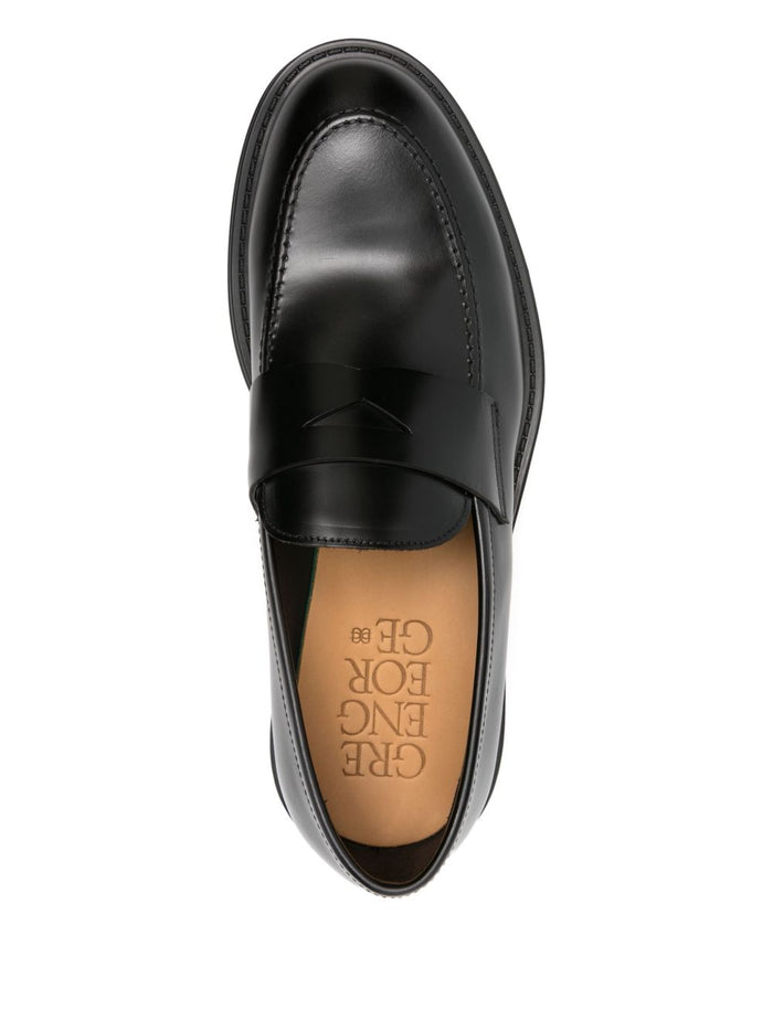 Green George Scarpa Uomo Mocassini Penny 4