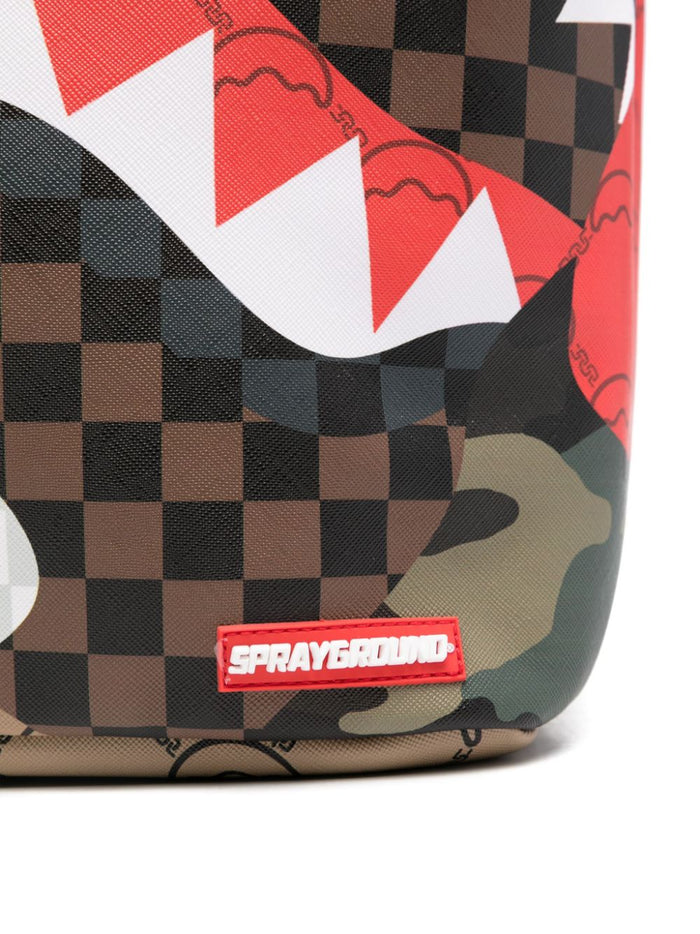 Sprayground Unisex Multicolor Backpack Prince of Wales Detail 3