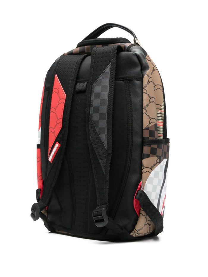 Sprayground Unisex Multicolor Backpack Prince of Wales Detail 4