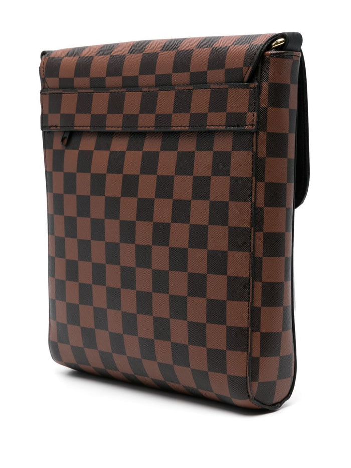 Sprayground Brown Unisex Bag Monogram All Over 5