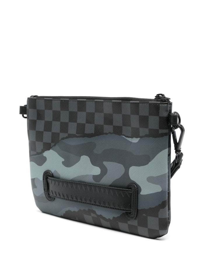 Sprayground Bag Grey Unisex Toothy Mouth 4