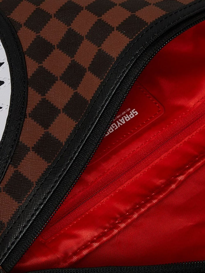 Sprayground Marsupio Marrone-Nero Uomo Sawtooth Sharks in Paris 2