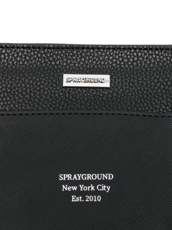 Sprayground Herren-Clutch mit Logo-Plakette 3