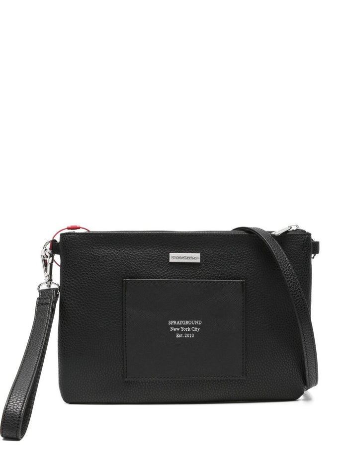 Sprayground Herren-Clutch mit Logo-Plakette 1