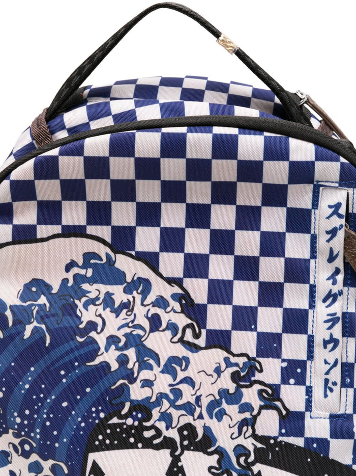 Sprayground Zaino Ichimatsu-Moyo Camokawa Onda Uomo Blu 4