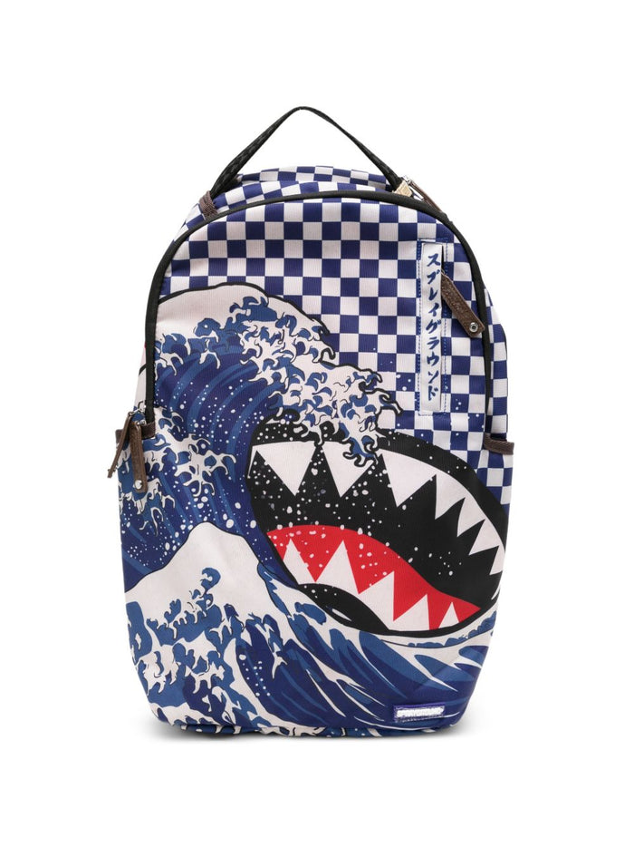 Sprayground Zaino Ichimatsu-Moyo Camokawa Onda Uomo Blu 1