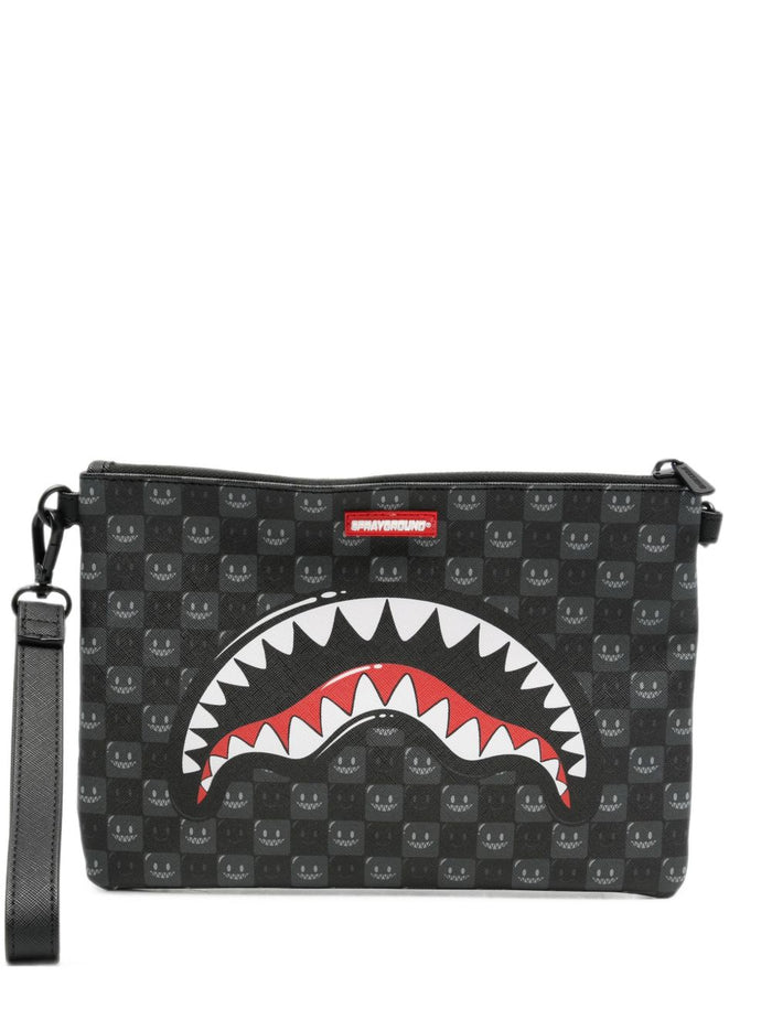 Sprayground Clutch Nero Uomo 1