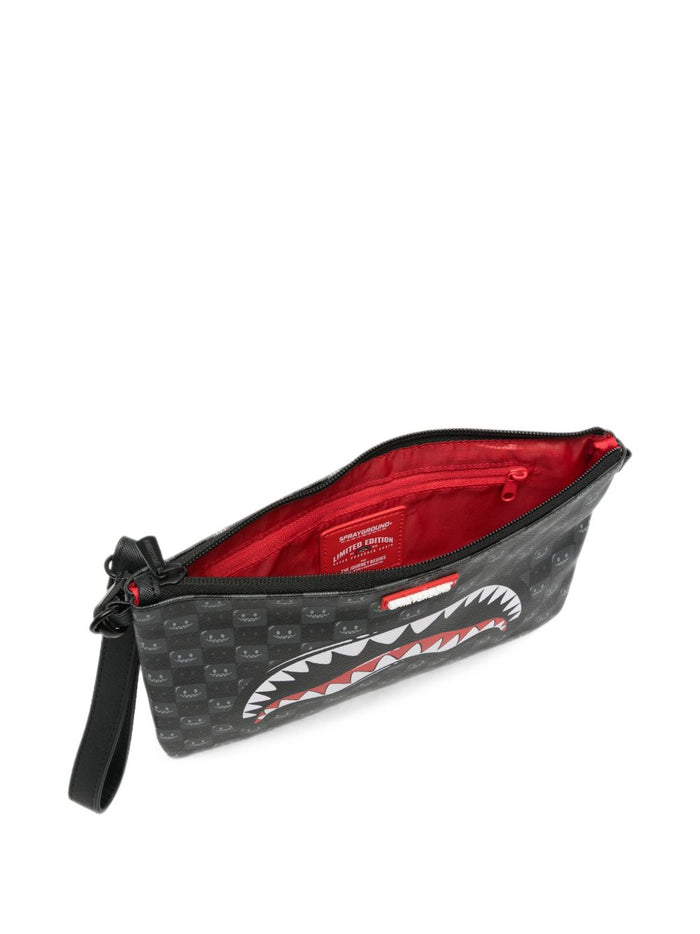 Sprayground Clutch Nero Uomo 2