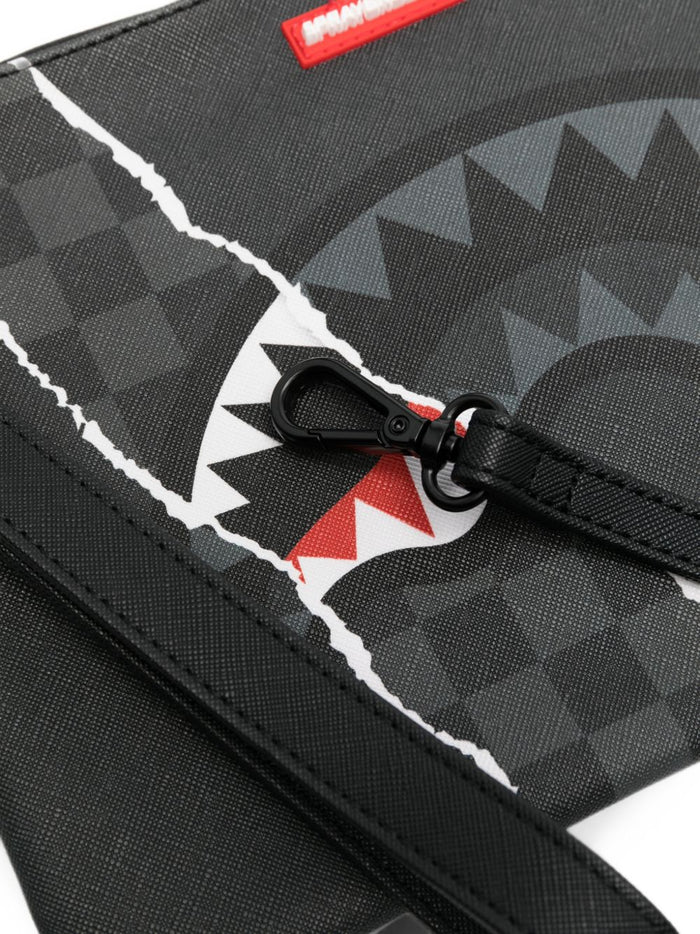 Sprayground Clutch Grigio Uomo 2