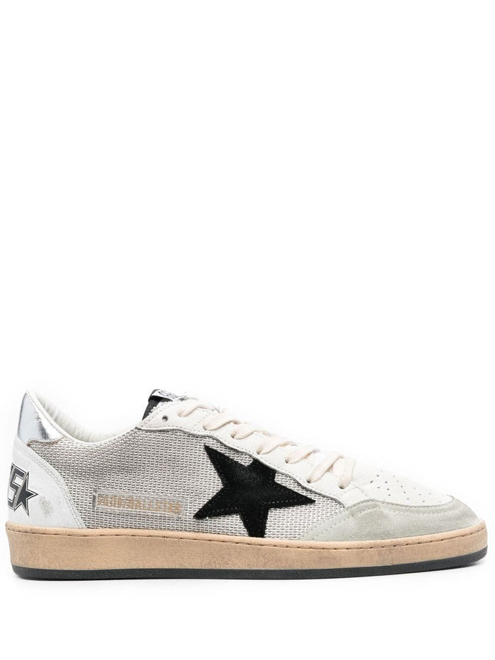 Golden Goose Scarpa Argento Uomo Ball Star 1